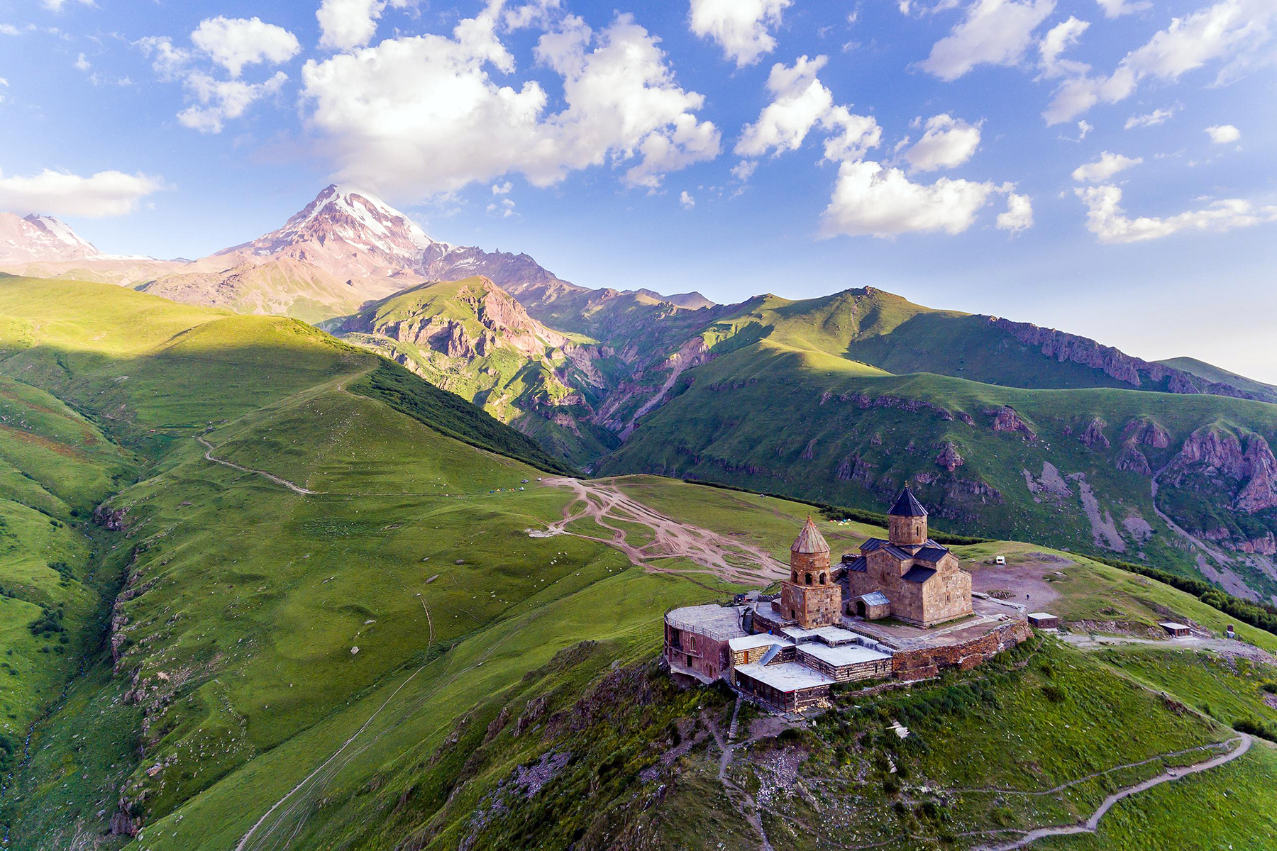 Kazbegi Грузия достопримечательности